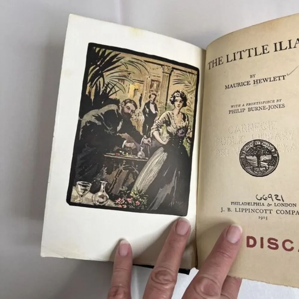 Maurice HEWLETT / The Little Iliad‎ 1st Edition 1915
